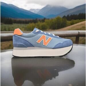 New Balance 515H Women’s Sneakers Size 10 Blue Mesh Suede Casual Running Shoes